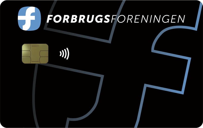 Forsiden af Forbrugsforeningskortet