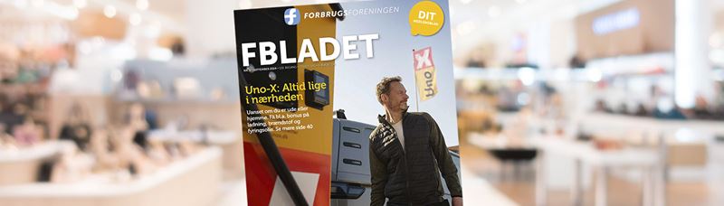 Forsiden af Forbrugsforeningens medlemsblad F-bladet, maj